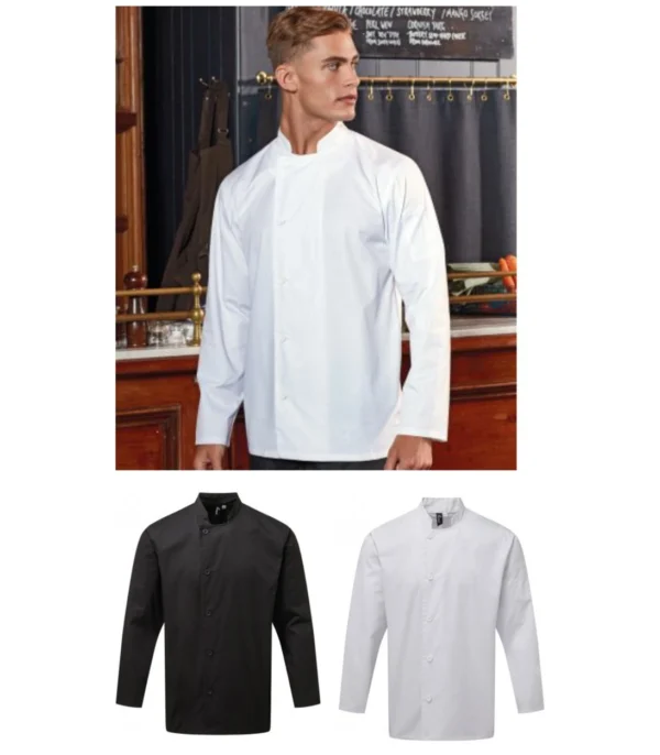 PR901 Premier Essential Long Sleeve Chef's Jacket